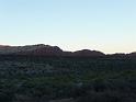 Red rocks from the wash